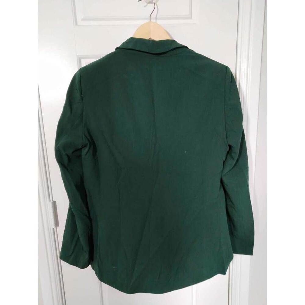 Cicy bell Business Suits blazer for Women Size MD jacket dark Green W316 - Picture 2 of 2